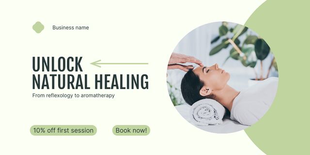 Wide-range Of Alternative Medicine Treatments With Discount Twitter Design Template