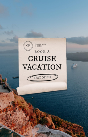 Cruise Trips Offer Flyer 5.5x8.5in Design Template