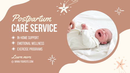 Qualified Postpartum Care Service With Several Options Full HD video Design Template