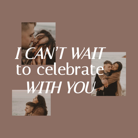 Happy Couple on Valentine's Day Instagram Design Template