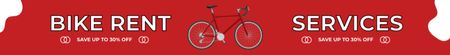 Template di design bicicletta Leaderboard