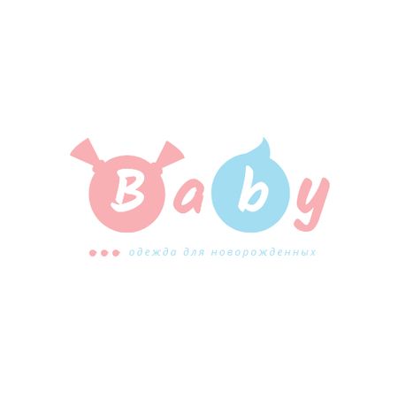 Childhood Concept with Boy and Girl Silhouettes Logo – шаблон для дизайна
