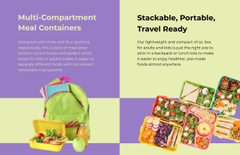 Compact School Lunch Boxes And Containers