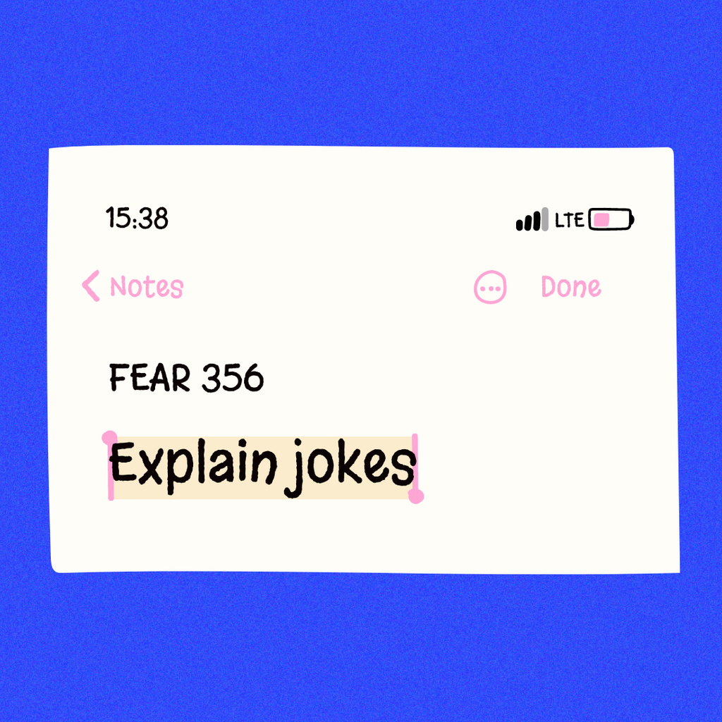 Ontwerpsjabloon van Instagram van Funny Meme about Explaining Jokes
