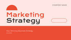 Detailed Marketing Strategy Description For Business In Red