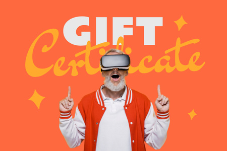 Mind-Blowing Gaming Gear Deal Gift Certificate Design Template