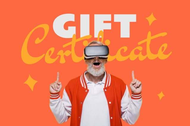 Mind-Blowing Gaming Gear Deal Gift Certificate – шаблон для дизайну