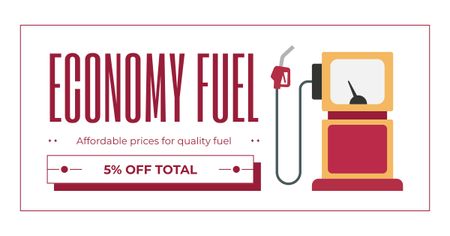 Platilla de diseño Affordable Prices Offer for Quality Fuel Facebook AD