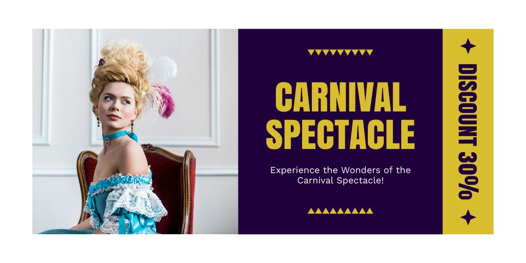 Best Costume Carnival Spectacle At Lowered Costs Twitter tervezősablon