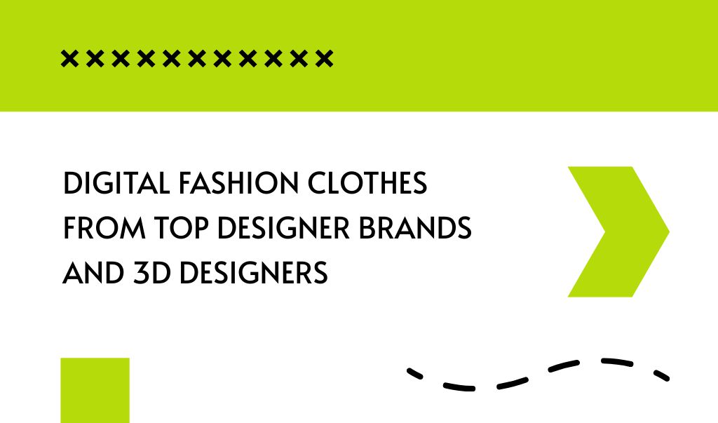 Designvorlage Mobile Application Offer for Fashion Designers für Business card