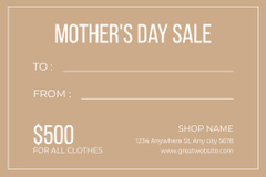 New Clothes Collection on Mother's Day