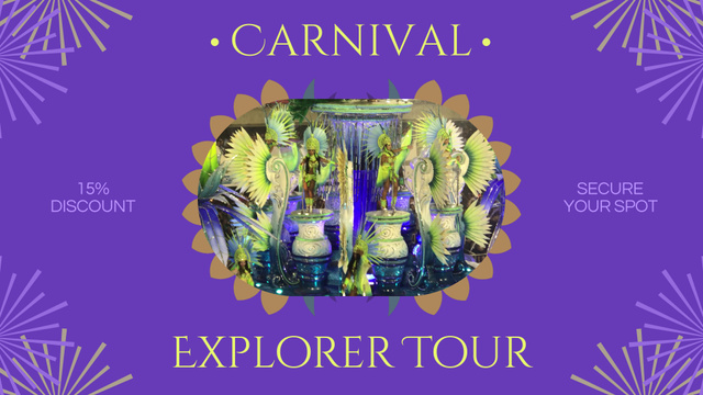 Special Carnival Explorer Tour Offer With Discount Full HD video Šablona návrhu