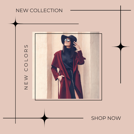 Designvorlage Fashion Collection of Stylish Clothes für Instagram