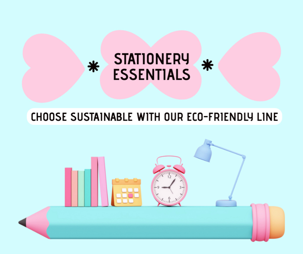 Shop Offers On Eco-Friendly Goods Facebook Design Template