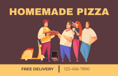 Homemade Pizza Free Delivery Announcement