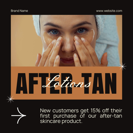 Tanning Salons Animated Post Design Template