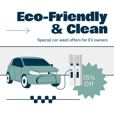 Platilla de diseño Eco-Friendly and Clean Gas Stations Promo Instagram