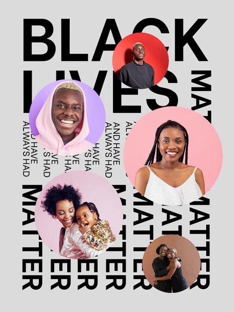 Modèle de visuel Motivation of Anti-Racism with Young People - Poster US