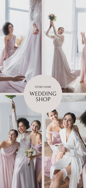 Plantilla de diseño de Wedding Clothing Shop Proposal Snapchat Geofilter 