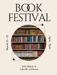 Inspiring Book Festival Announcement In Spring