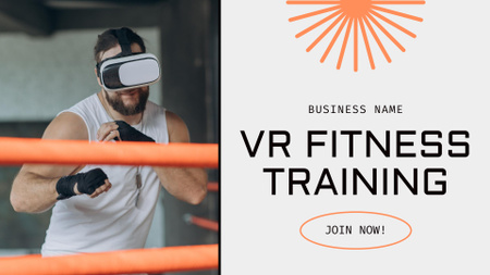Virtual Fitness Training Full HD video Design Template