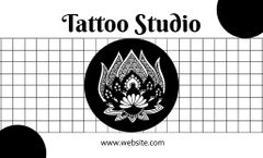 Tattoo Studio Service Offer With Lotus