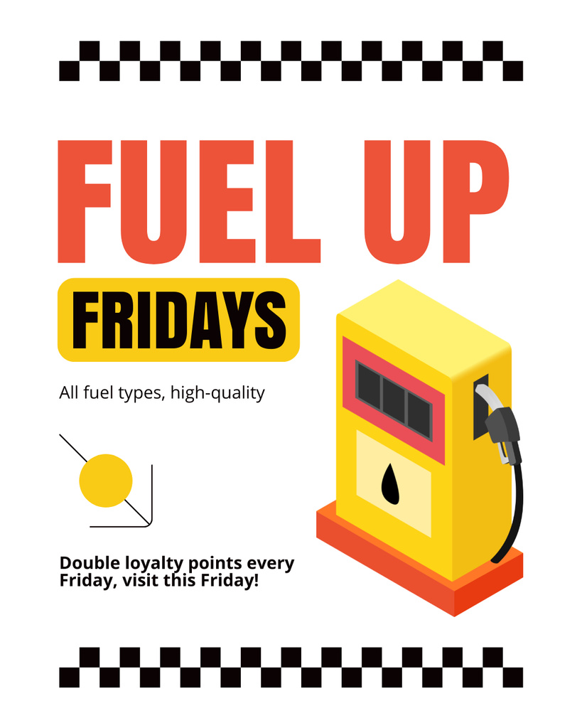 High Quality Fuel Offer at Favorable Price Instagram Post Vertical Šablona návrhu