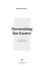Easter Decor with Quail Eggs in Box