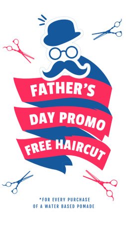 Designvorlage Father's Day Sale Promo für Instagram Story