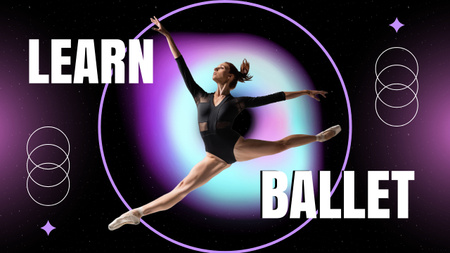Designvorlage Learn Woman`s Ballet  für Youtube Thumbnail