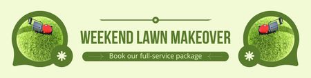 Ultimate Lawn Weekend Revamp Package Twitter Πρότυπο σχεδίασης