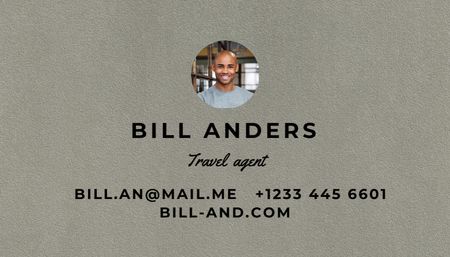 Platilla de diseño Travel Agent Services Offer Business Card US