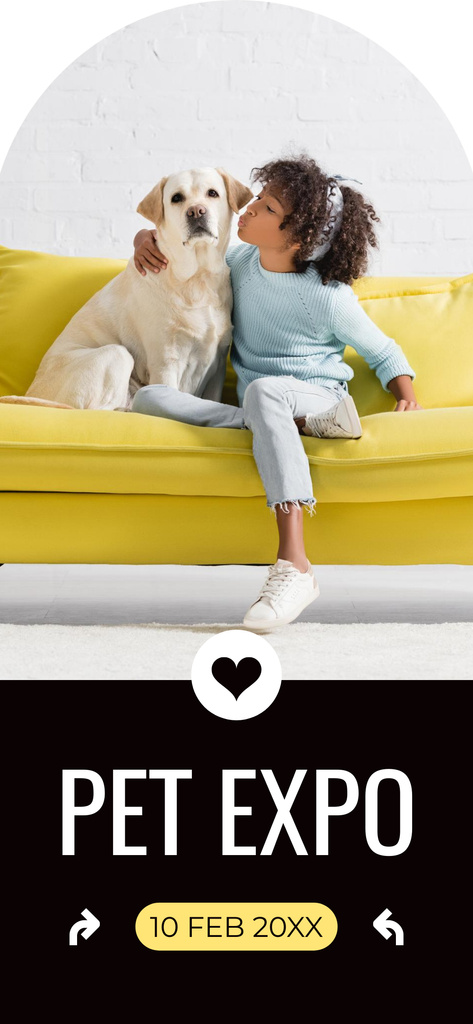 Designvorlage Purebred Pets Expo für Snapchat Geofilter