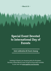 International Day of Forests Event Announcement