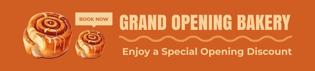 Stunning Bakery Grand Opening With Special Discount Ebay Store Billboard Design Template