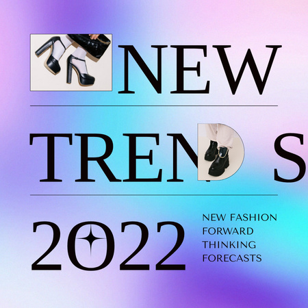 New Fashion Trends Announcement Animated Post – шаблон для дизайну