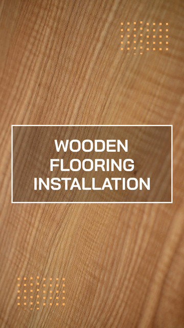 Premium Hardwood Flooring Service With Options TikTok Video Πρότυπο σχεδίασης