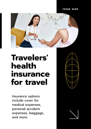 Travel Insurance Offer Newsletter Šablona návrhu