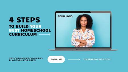 Home School Ad Full HD video Design Template