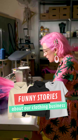 Platilla de diseño Small Business Promotion With Funny Stories TikTok Video