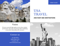 Travel Tour Offer with Liberty Statue