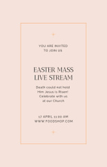 Online Broadcasting of Easter Sunday Service