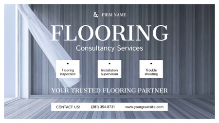 Customer-oriented Flooring Consultancy And Installation Service Full HD video Design Template