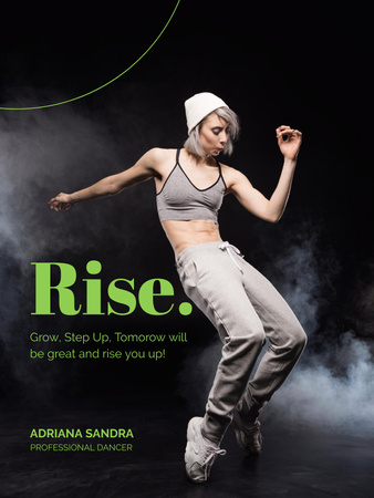 Poster - Rise Poster Dance Poster US Design Template