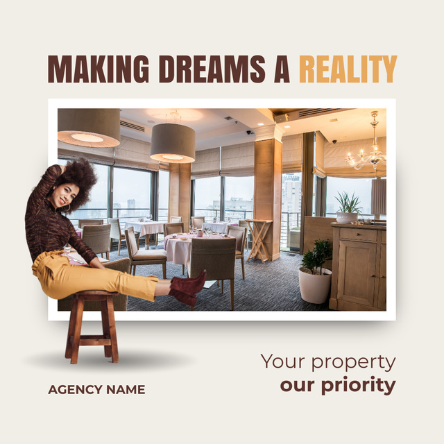 Property Sale Offer with Stylish Home Instagram Modelo de Design