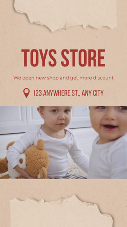 Platilla de diseño Child Toys Shop TikTok Video