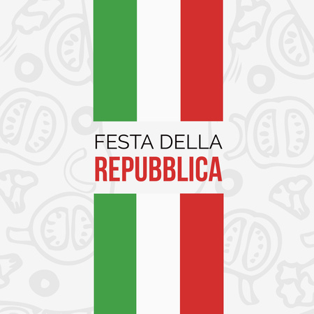 Festa Della Flag illustration Instagram tervezősablon