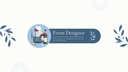 Platilla de diseño Services of Event Designer Ad Youtube