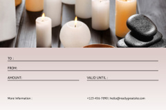 Gift Voucher for Beauty Salon and Spa