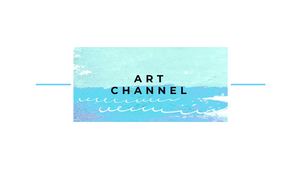 Art materials shop Offer Youtubeデザインテンプレート